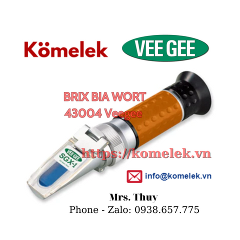 Máy đo khúc xạ BRIX BIA WORT 43004 Veegee