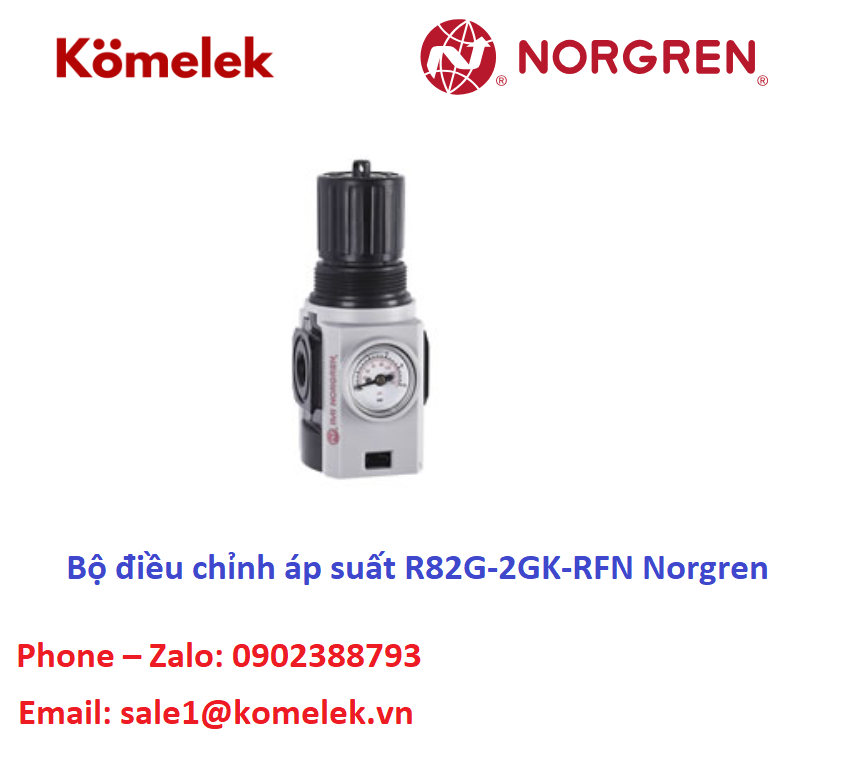 Bộ điều chỉnh áp suất R82G-2GK-RFN Norgren