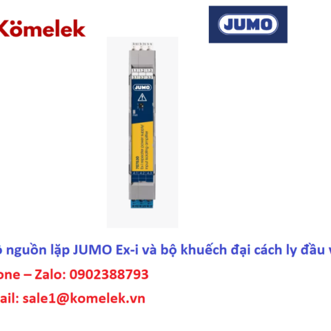Bộ nguồn lặp JUMO Ex-i và bộ khuếch đại cách ly đầu vào