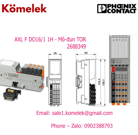 AXL F DO16/1 1H - Mô-đun TOR /Phoenix Contact