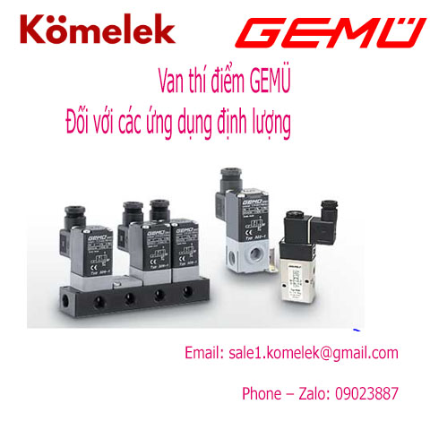 Van thí điểm GEMÜ