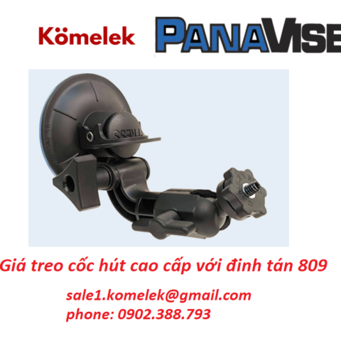 Giá treo cốc hút cao cấp với đinh tán 809