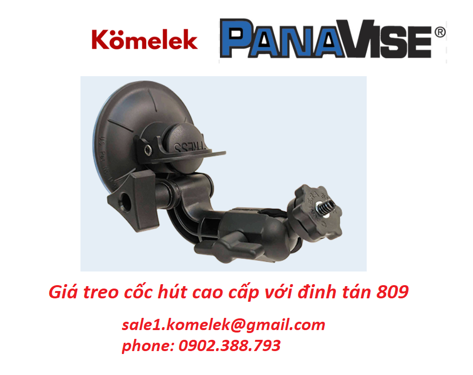 Giá treo cốc hút cao cấp với đinh tán 809