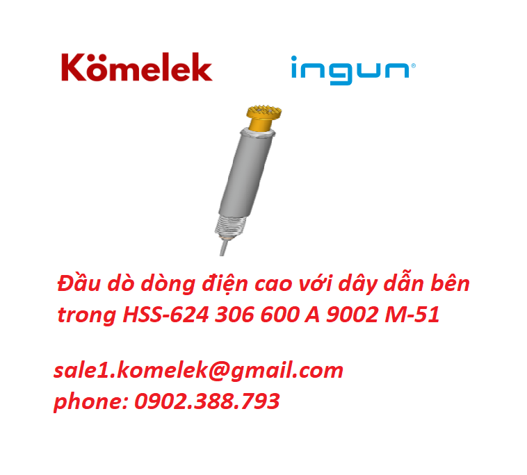 Đầu dò dòng điện cao với dây dẫn bên trong HSS-624 306 600 A 9002 M-51 - Ảnh 3