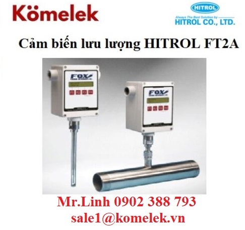 Cảm biến lưu lượng HITROL FT2A, đại lý hitrol