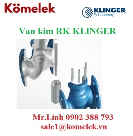 ĐẠI LÝ KLINGER, Van kim RK KLINGER.