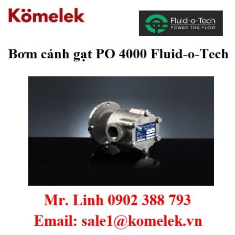 đại lý fluid-o-Tech, Bơm cánh gạt PO 4000 Fluid-o-Tech