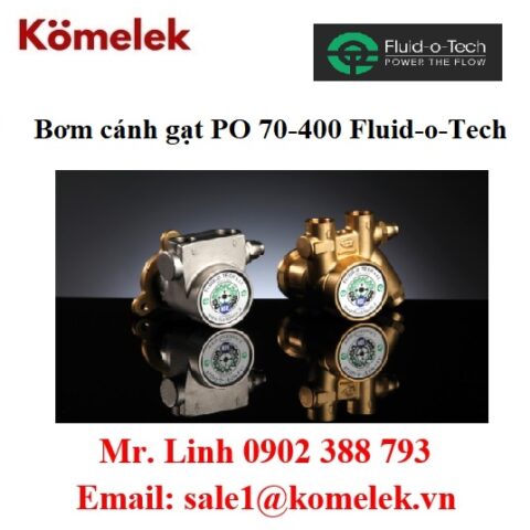 ĐẠI LÝ FLUID-O-TECH, Bơm cánh gạt PO 70-400 Fluid-o-Tech