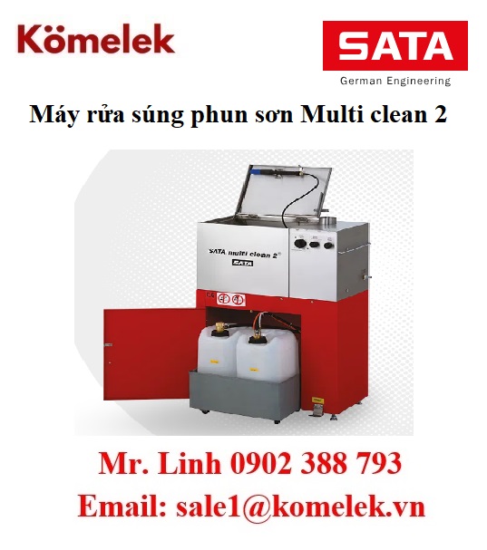 đại lý sata, Máy rửa súng phun sơn Multi clean 2 SATA