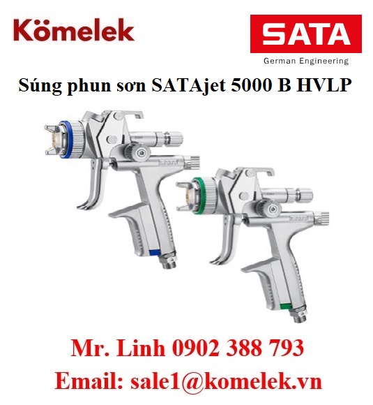 đại lý sata, Súng phun sơn SATAjet 5000 B HVLP