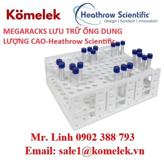 Megaracks lưu trữ ống dung lượng cao -Heathrow Scientific