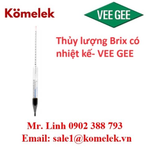 Thủy lực Brix có nhiệt kế