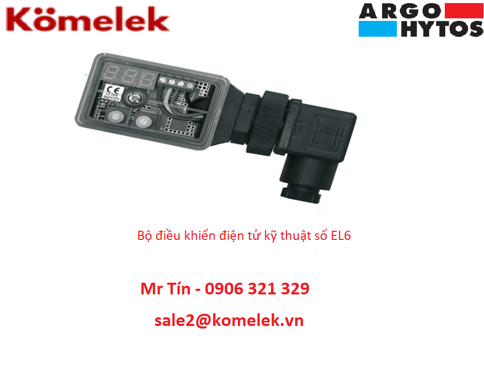 đại lý Argo Hytos,Bộ điều khiển điện tử kỹ thuật số EL6