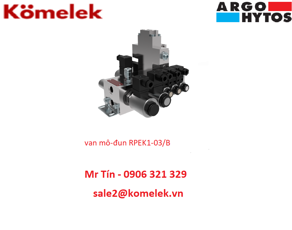 đại lý Argo Hytos,van mô-đun RPEK1-03/B