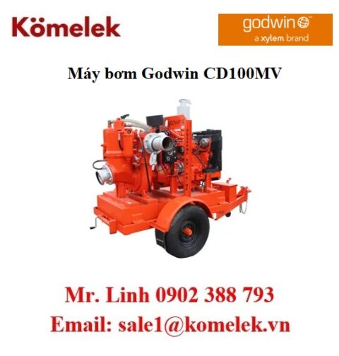 đại lý xylem, đại lý godwin, Máy bơm Godwin CD100MV