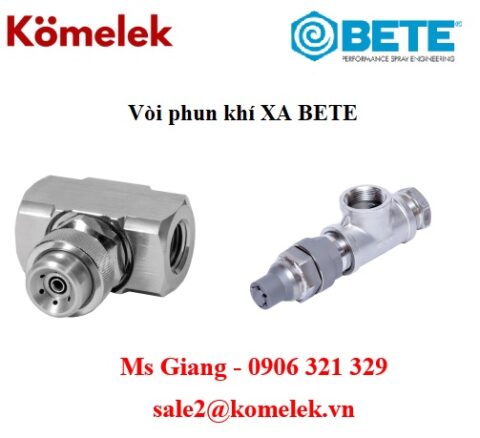 Vòi phun khí XA BETE, đại lý bete