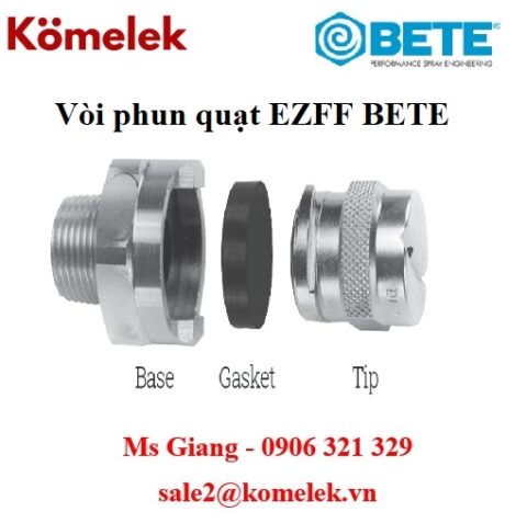 Vòi phun quạt EZFF BETE, đại lý bete
