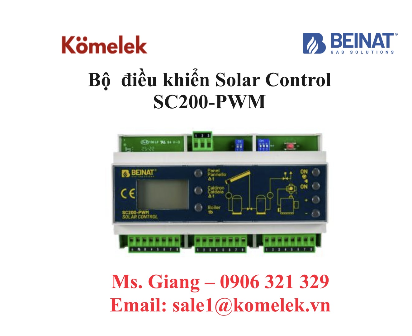 Bộ điều khiển Solar Control SC200-PWM