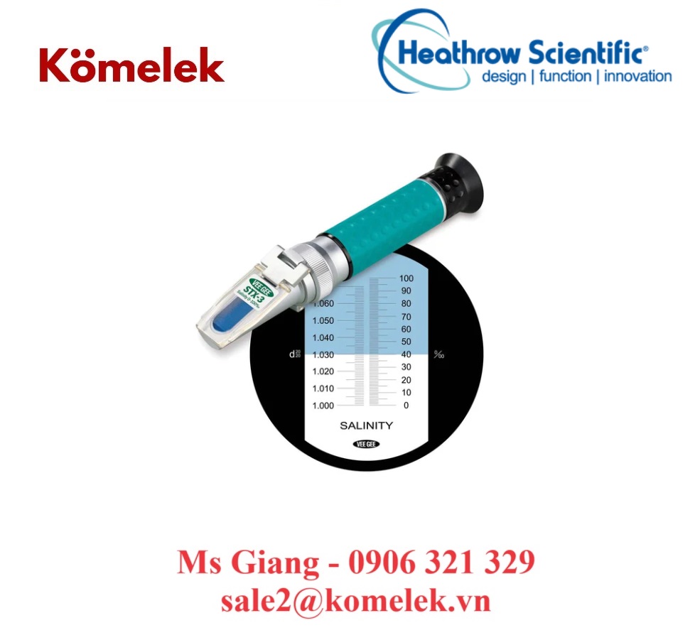 Khúc xạ kế đo độ mặn STX-3 Vee Gee - Ảnh 2