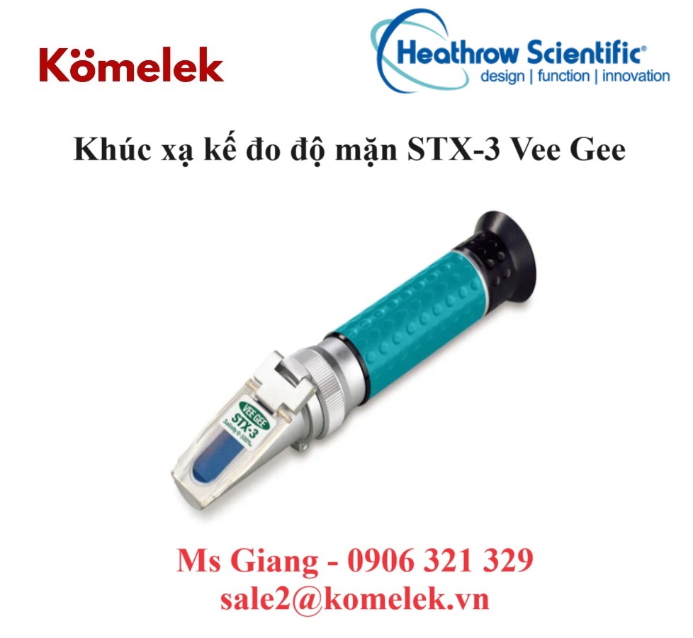 Khúc xạ kế đo độ mặn STX-3 Vee Gee, đại lý Vee Gee