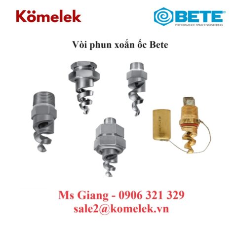 vòi phun xoắn ốc bete