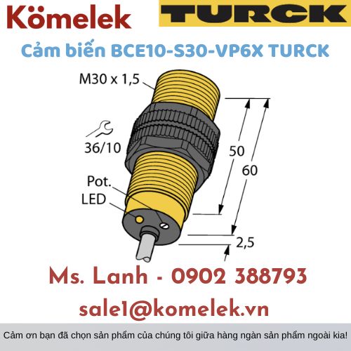 Cảm biến BCE10-S30-VP6X TURCK