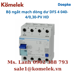 Bộ ngắt mạch dòng dư Doepke 09136804HD