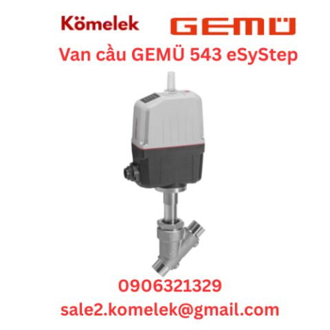 Van cầu GEMÜ 543 eSyStep