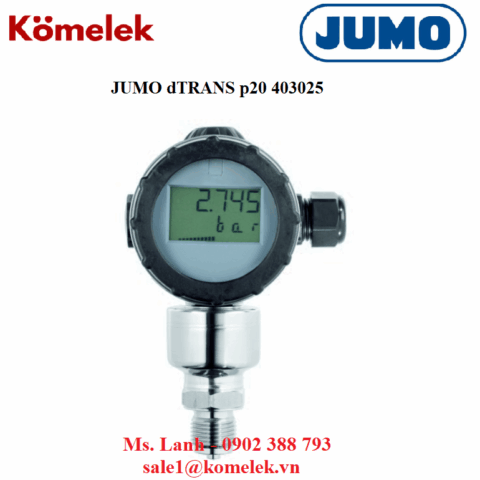JUMO dTRANS p20 403025 – Bộ truyền áp suất quá trình chống cháy nổ