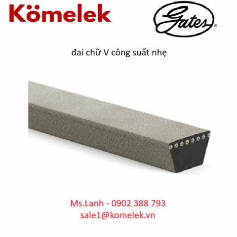 dây đai chữ V công suất nhẹ GATES