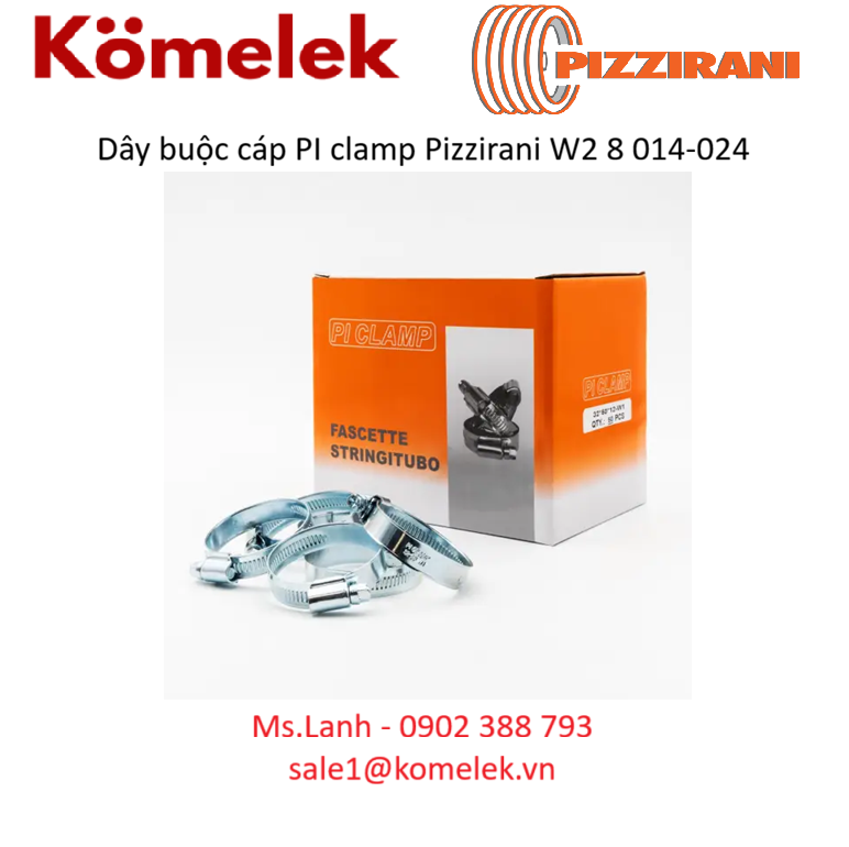 Dây buộc cáp PI clamp Pizzirani W2 8 014-024