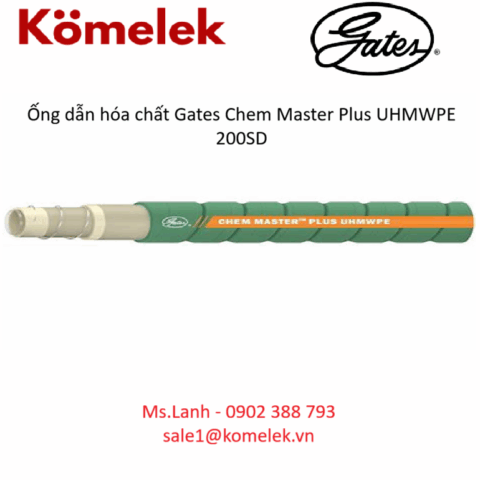Giới thiệu Ống dẫn hóa chất Gates Chem Master Plus UHMWPE 200SD