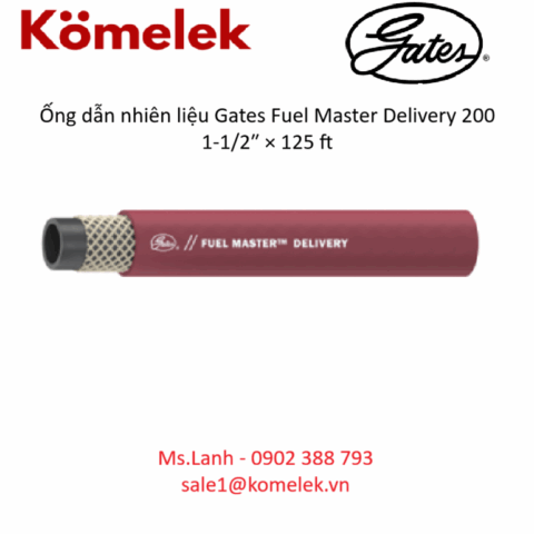 Ống dẫn nhiên liệu Gates Fuel Master Delivery 200 1-1/2″ × 125 ft