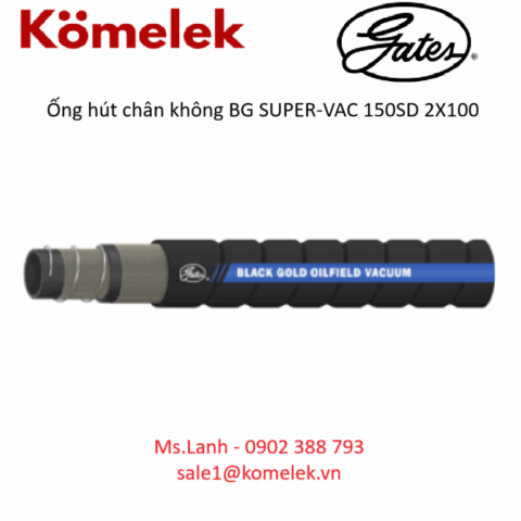 Ống hút chân không BG SUPER-VAC 150SD 2X100