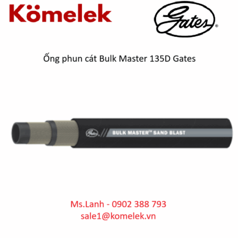 Ống phun cát Bulk Master 135D Gates