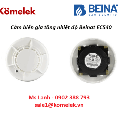 Cảm biến gia tăng nhiệt độ Beinat EC540 – Giải pháp phát hiện cháy nhanh và đáng tin cậy