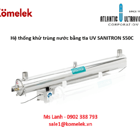SANITRON S50C – Hệ thống khử trùng nước bằng tia UV hiệu suất cao cho thương mại và công nghiệp