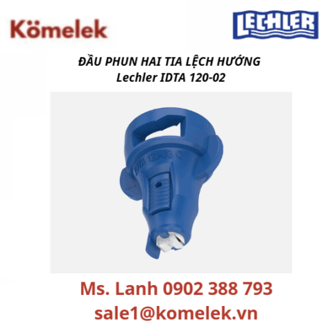 đầu phun IDTA 120-02, béc phun Lechler, đầu phun hai tia, béc phun khí lực, béc phun chống trôi, đầu phun gốm, béc phun bảo vệ thực vật, béc phun hai tia lệch hướng, Lechler Đức, béc phun Air Induction, đầu phun nông nghiệp, béc phun thuốc BVTV, béc phun PWM, đầu phun chống trôi 90%, IDTA 120-02 Lechler