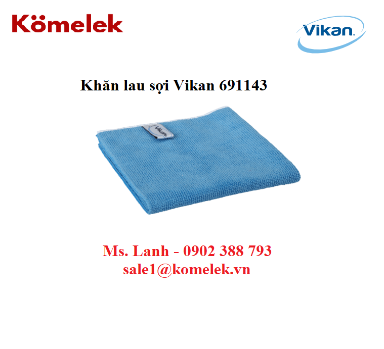 Vikan 691143 - Khăn lau vệ sinh công nghiệp và thực phẩm