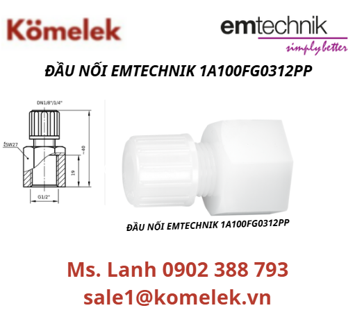 ĐẦU NỐI EMTECHNIK 1A100FG0312PP
