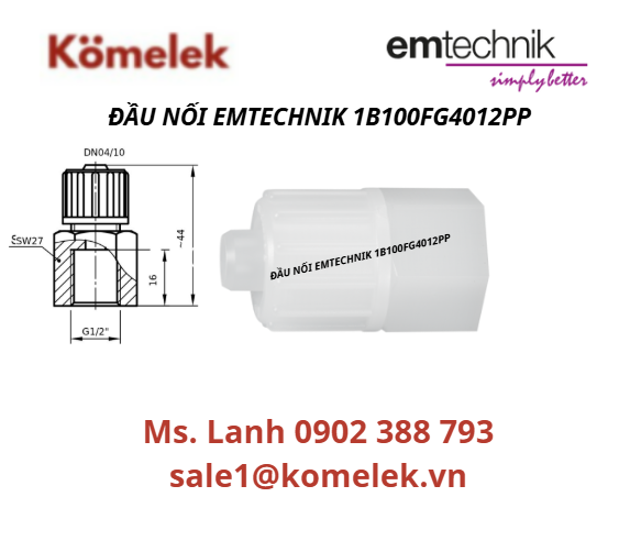 ĐẦU NỐI EMTECHNIK 1B100FG4012PP