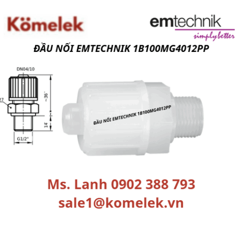 ĐẦU NỐI EMTECHNIK 1B100MG4012PP